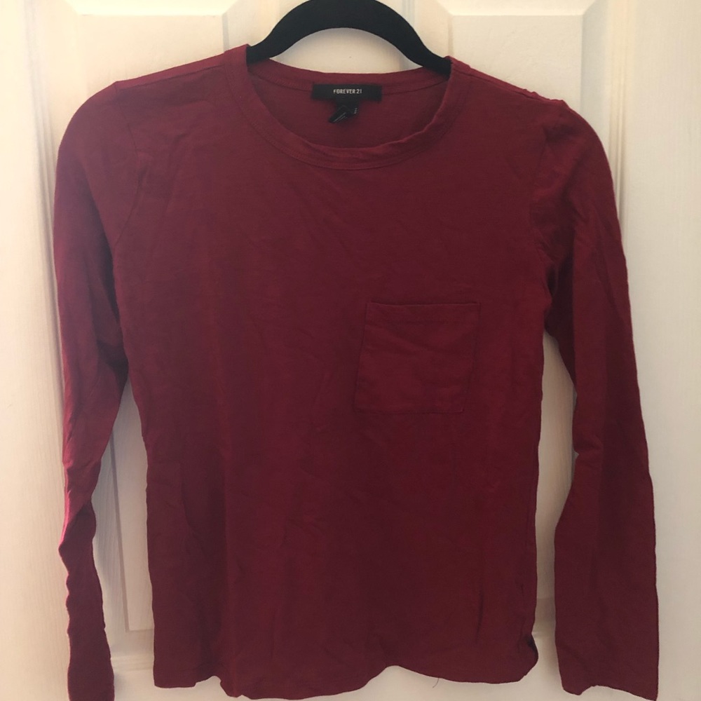 Maroon Long Sleeve from Forever 21